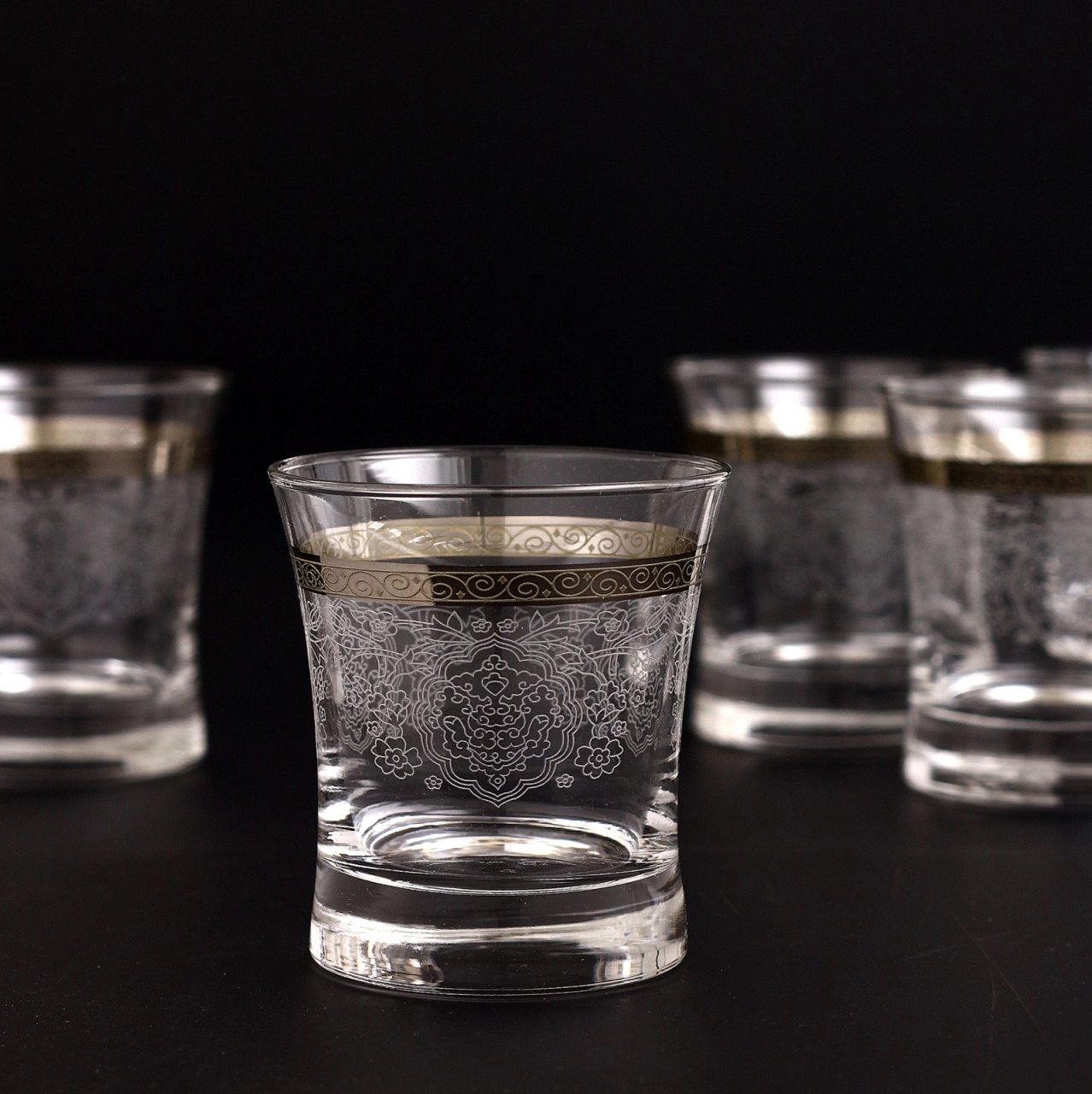 6’lı Su Bardağı Takımı - Rumeysa Platin