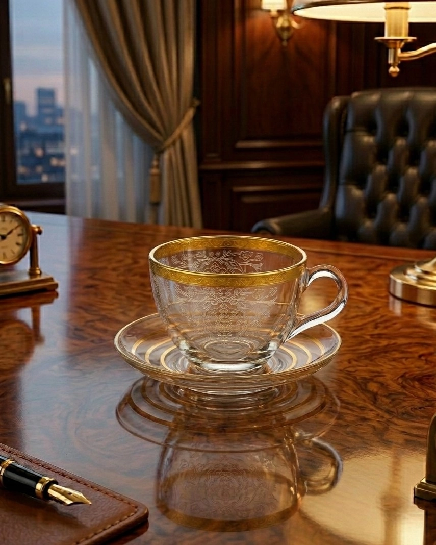 12 Parça Çay Fincan Takımı - Rümeysa Altın
