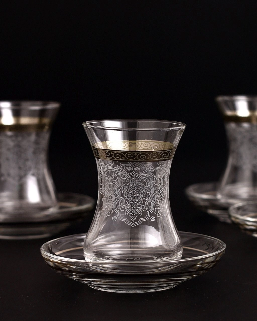 12 Parça Çay Takımı - Rumeysa Platin