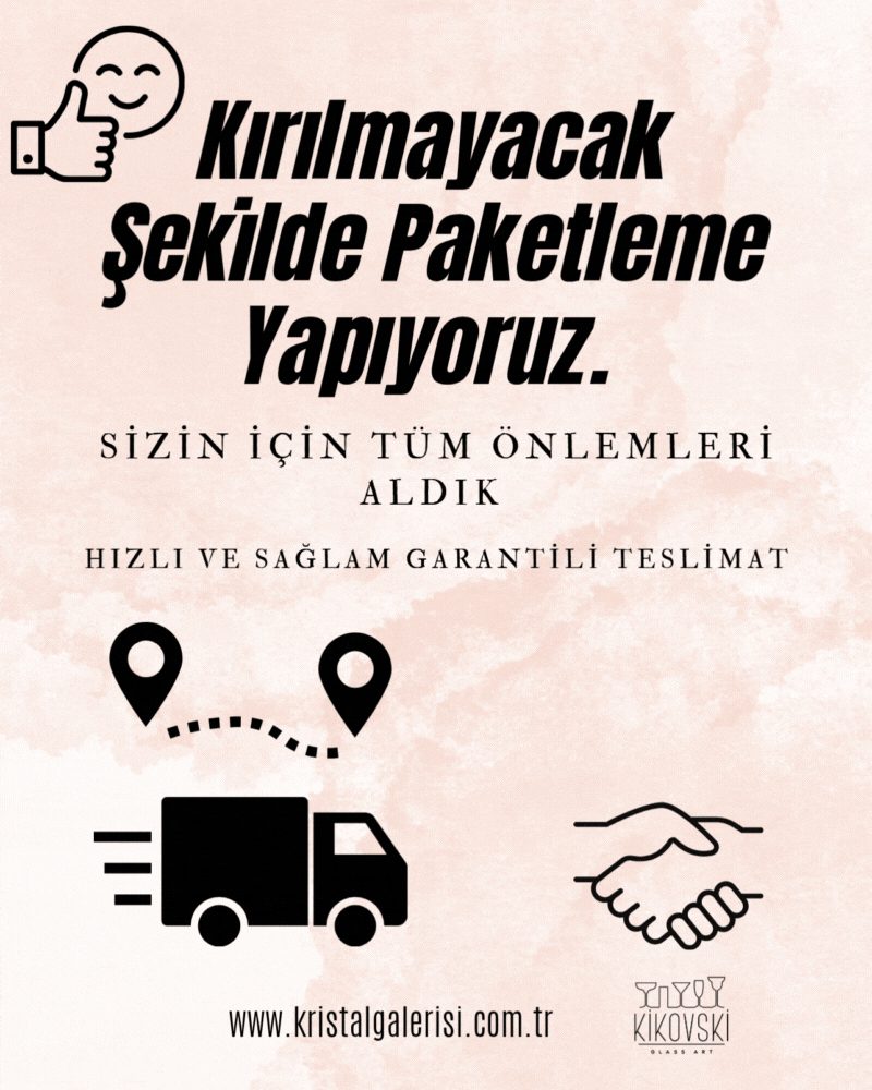 12 Parça Çay Takımı - Heybeli - Göz Dekor