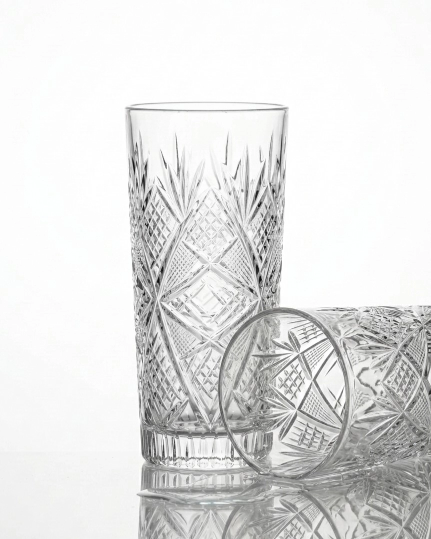 6’lı Limonata (Rakı) Bardağı Takımı - Göz Dekor