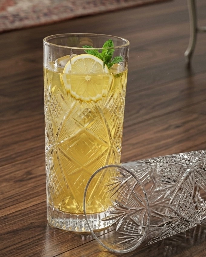 6’lı Limonata (Rakı) Bardağı Takımı - Göz Dekor