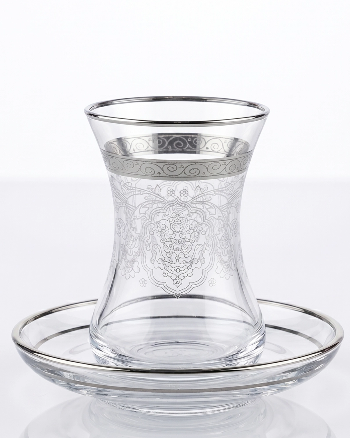 12 Parça Çay Takımı - Rumeysa Platin