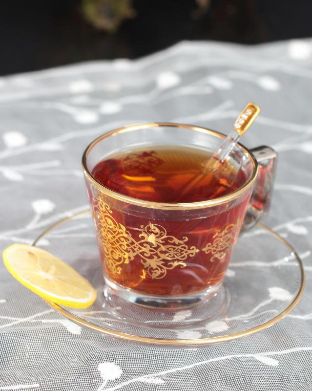 12 Parça Çay & Nescafe Fincan Takımı - Sultani Altın