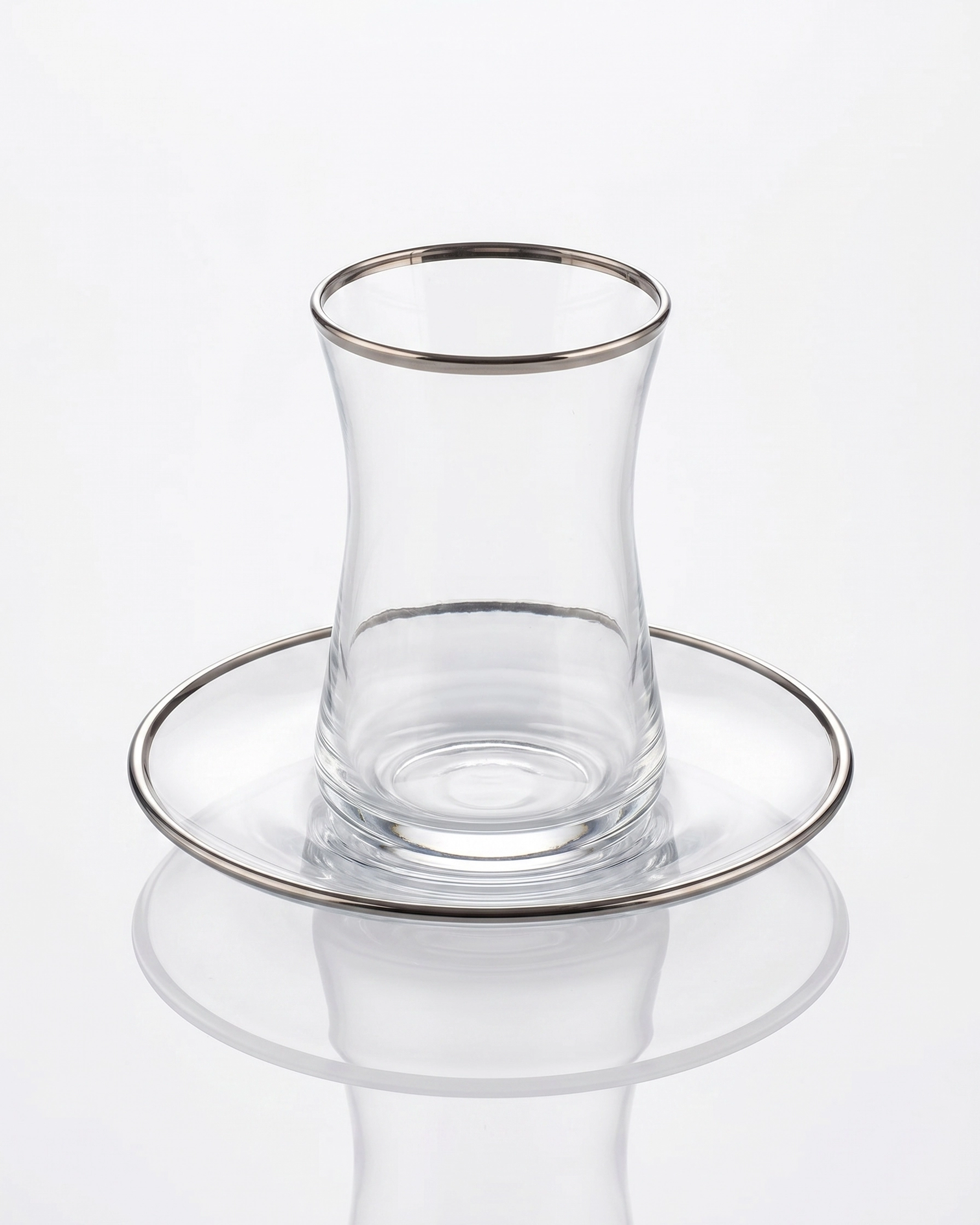 12 Parça Çay Takımı - Duru Heybeli Platin