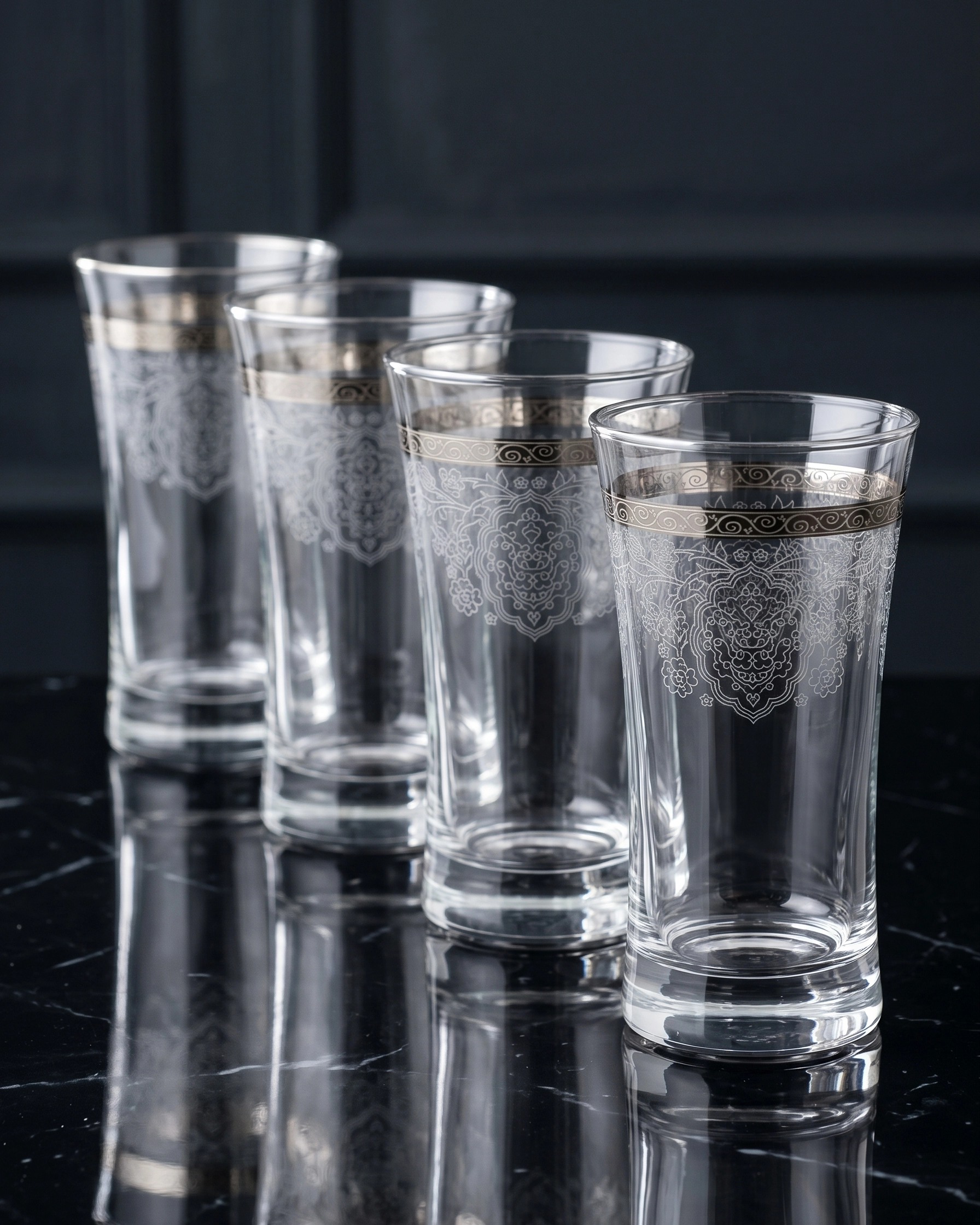 6’lı Meşrubat Bardağı - Rumeysa Platin