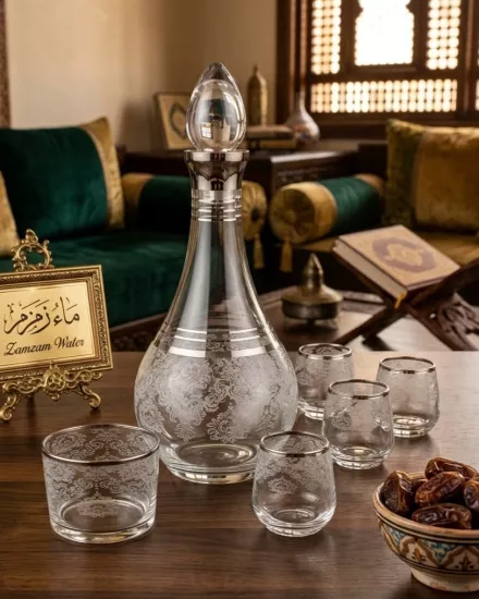 8 Parça Zemzem Takımı - Helena Platin