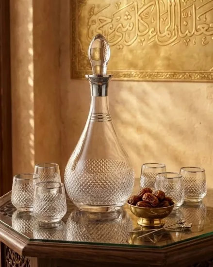 8 Parça Zemzem Takımı - Vizyon Dekor Platin