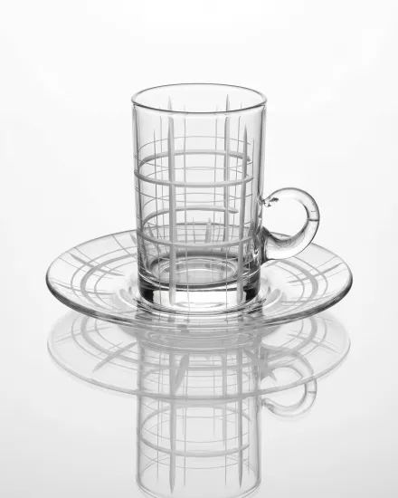 12 Parça 6 Kişilik Kulplu Çay Takımı 222-391 HD Nergis