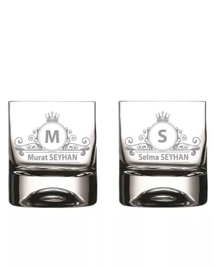 2 Li Bardak Seti - İsme Özel