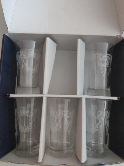 5 (Beş) adet Meşrubat Bardağı, 13,5 cm, 300 cc