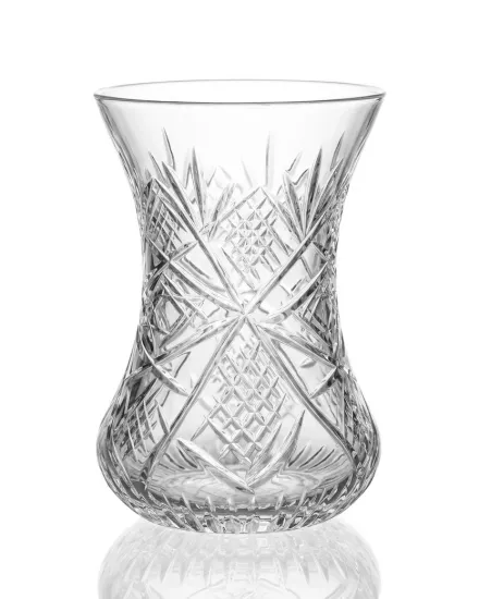 6 lı İncebelli Çay Bardağı Takımı- Göz Dekor