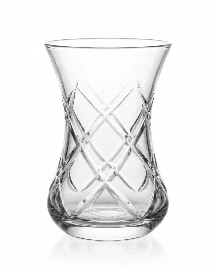 6 Lı İncebelli Çay Bardak Takımı - Polo Dekor