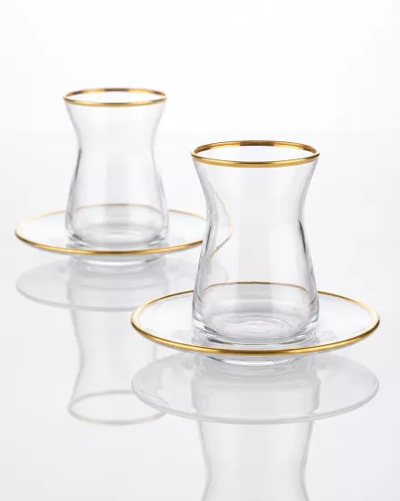 12 Parça Çay Takımı - Duru İrem Altın