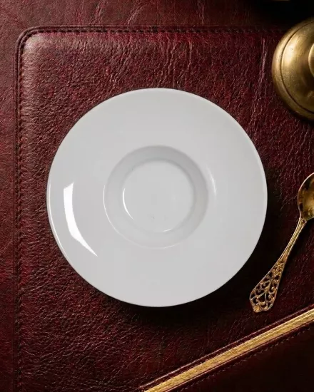 6 Kişilik Porland Porselen Çay Tabağı - Minez