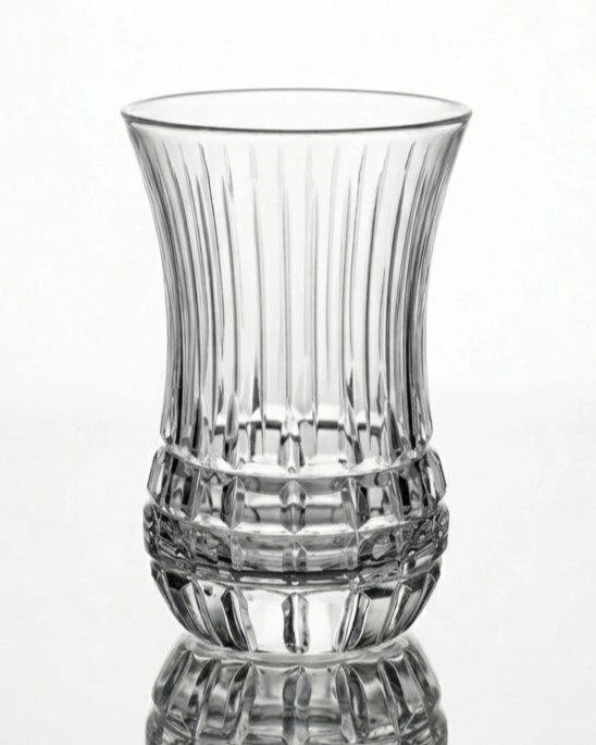 6 lı Klasik Boy Çay Bardağı Takımı- MedCezir Dekor