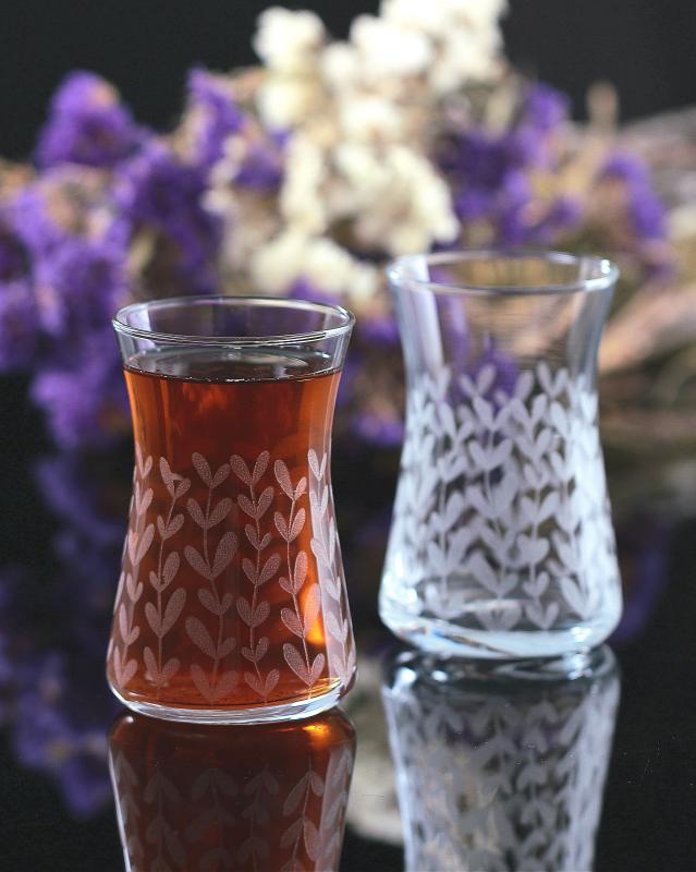 6 lı Çay Bardağı Takımı- Leafs