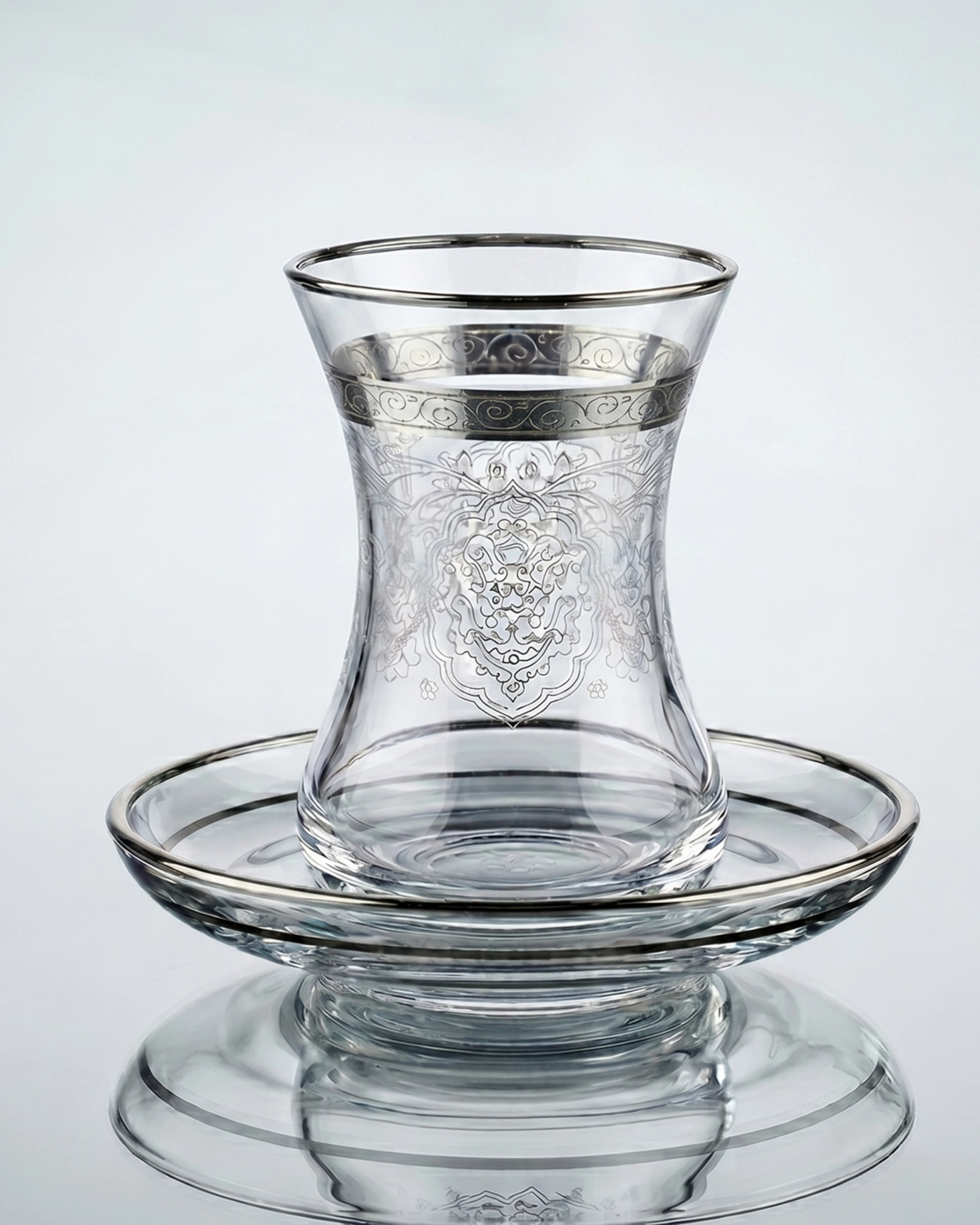12 Parça Çay Takımı - Rumeysa Platin