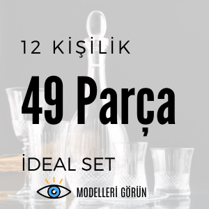 49 Parça Bardak Setleri - 12 Kişilik