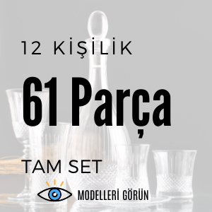 61 Parça Bardak Setleri - 12 Kişilik